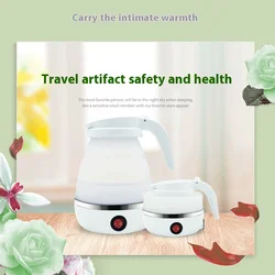 Mini Portable Foldable Electric Kettle 600ML Household Travel Kettle Kitchen Appliances Teapot High Temperature Boiling Water