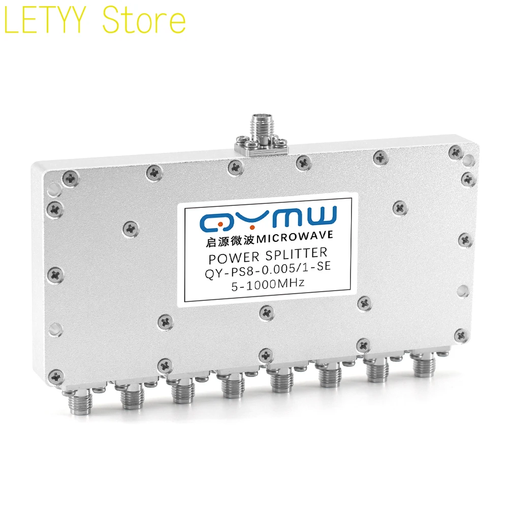 

5-1000M Microstrip Power Divider SMA One to Eight 1 Ghz Short Wave Communication Power Divider/combiner