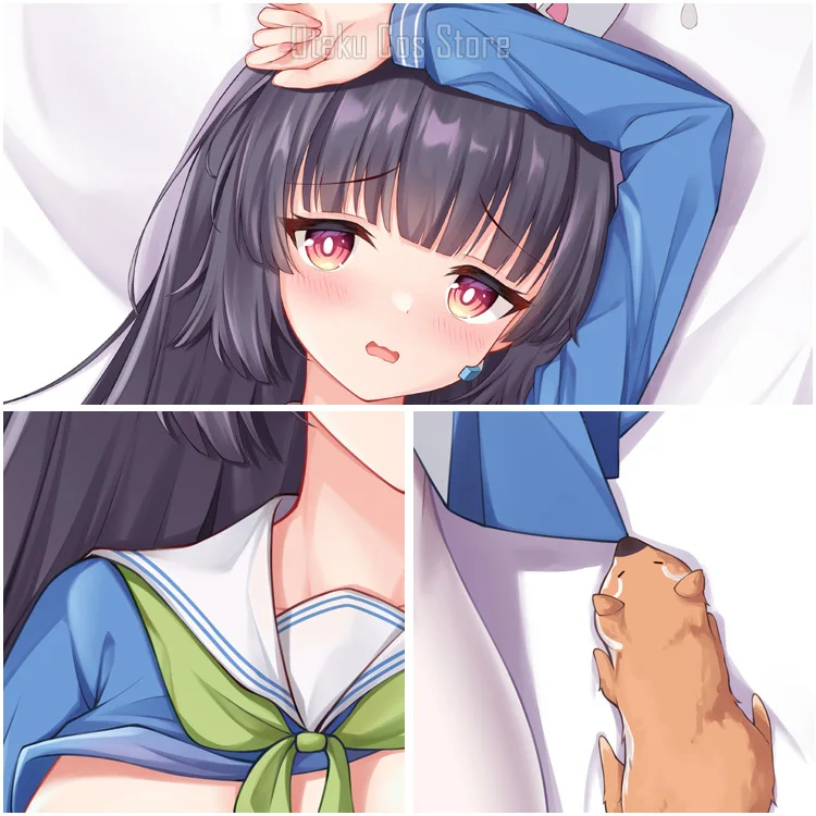 Anime Blue Archive- Kasumizawa Miyu Cosplay Dakimakura Hing Body Pillow Case Otaku Pillowcase Cushion Cover Gift JSW