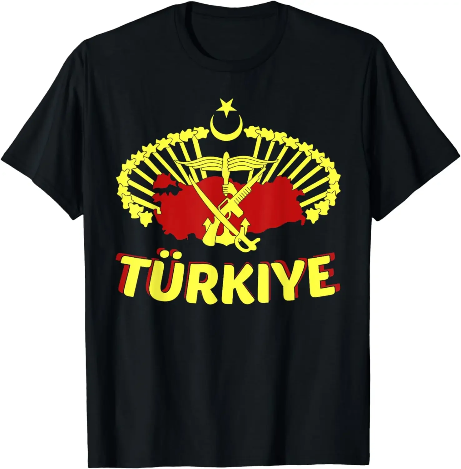 Türkiye Special Forces Özel Kuvvetler Komutanligi Military T-Shirt Short Sleeve Casual Cotton O-Neck Shirt