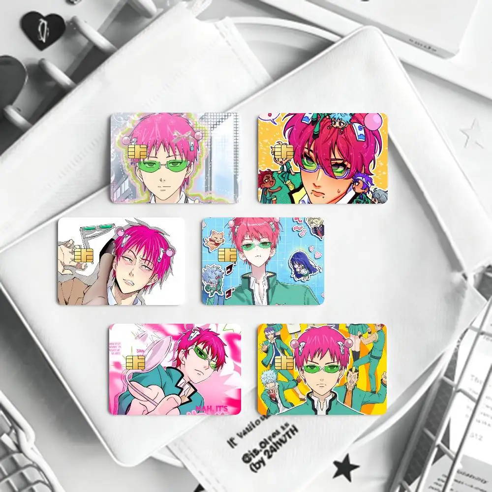 Disastrous Life S-Saiki K Kusuo Saiki  Card HD Stickers Game Card Decal Card Matte Film Skin Small Chip Waterproof Sticker