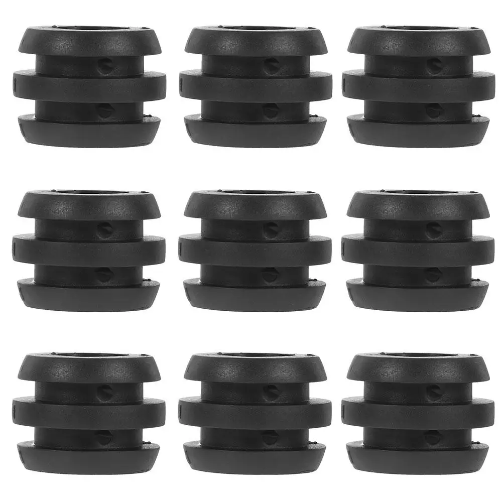 

16 Pcs Foosball Table Gasket Rubber Spacers Black Durable Material Stable Connection Replacement Parts Table Football Machine