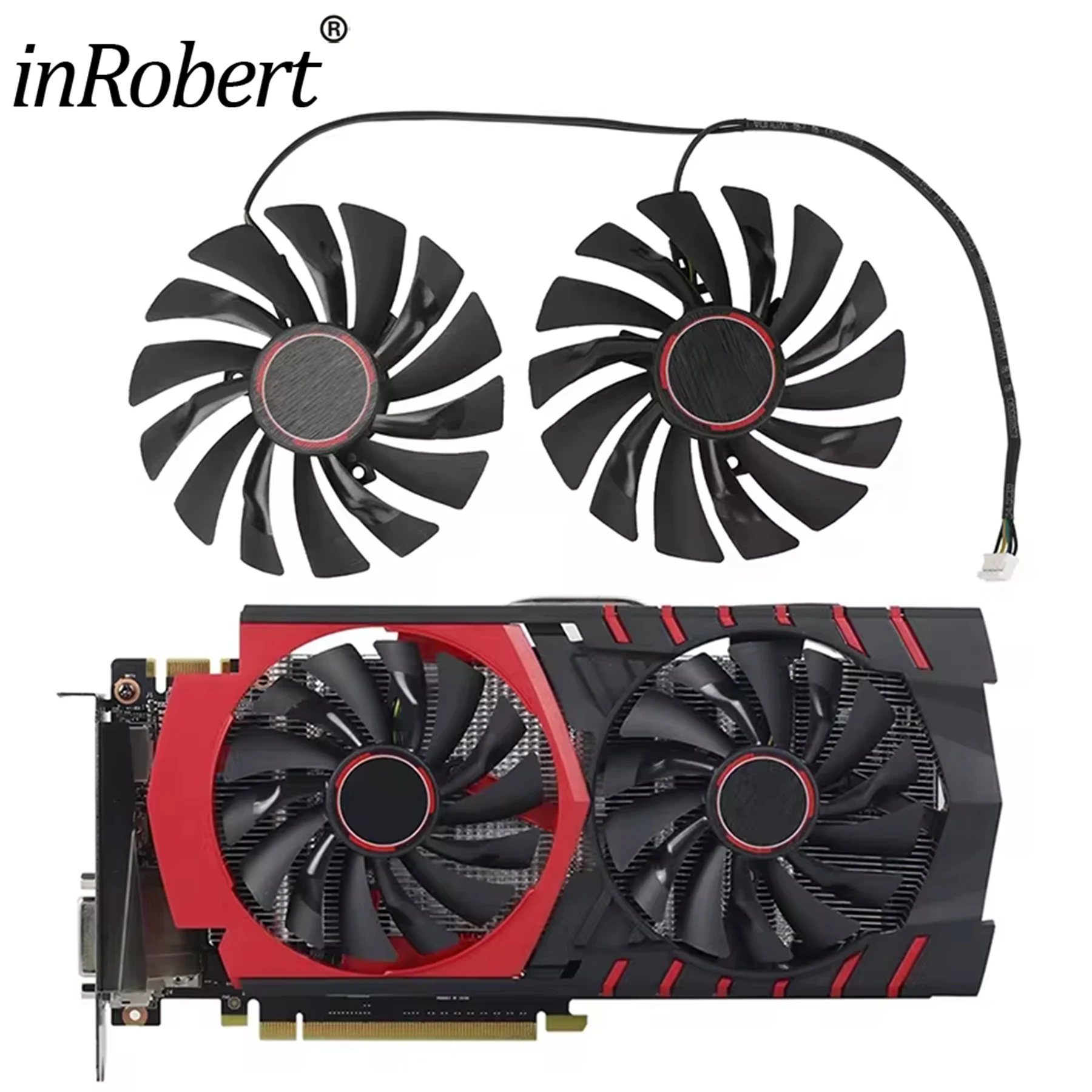 2Pcs/lot 95MM PLD10010S12HH 4Pin Cooler Fan For MSI GTX 1060 1070 1080 TI RX 470 570 RX580 GAMING X GPU Video Card Fan