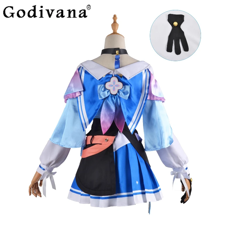 3月7日 コスプレ衣装セット レディースウィッグ ロールプレイ ロリータトップとスカートスーツ 女性用ハロウィンパーティー衣装 コミコン用