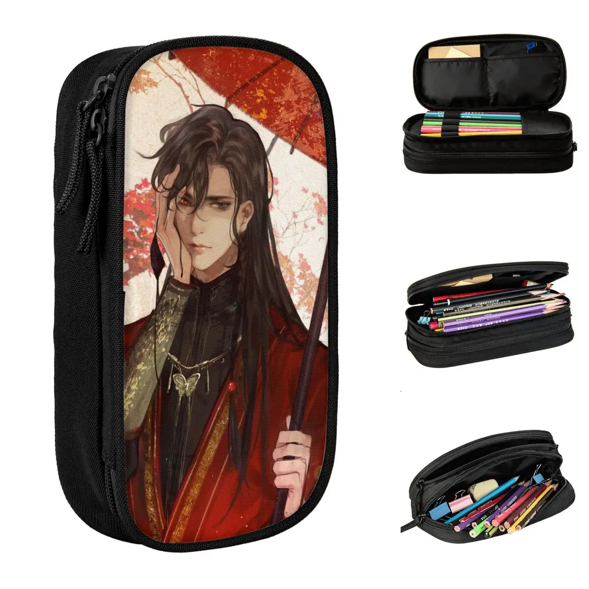 Estuche para lápices con bendición oficial del cielo, estuches para lápices de Anime Yaoi Lgbt Tgcf, caja de bolígrafos para niñas y niños, bolsas, suministros escolares, papelería