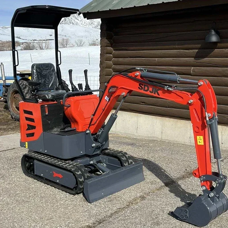 Agricultural orchard Mini Excavator 1000kg With Swing Boom 1T 2 ton Price EPA/EURO 5 Mini Digger Factory Customization For Sale