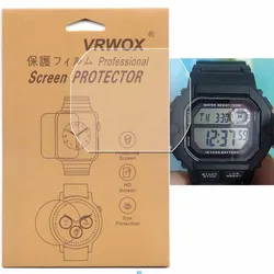2Pc 3PCS Protector For W-800 AE1200 A168 F-91W BGD560 500 GM-5600 W217 GW-B5600 GLX-560 GMW-B5000 TPU Nano Screen Protector