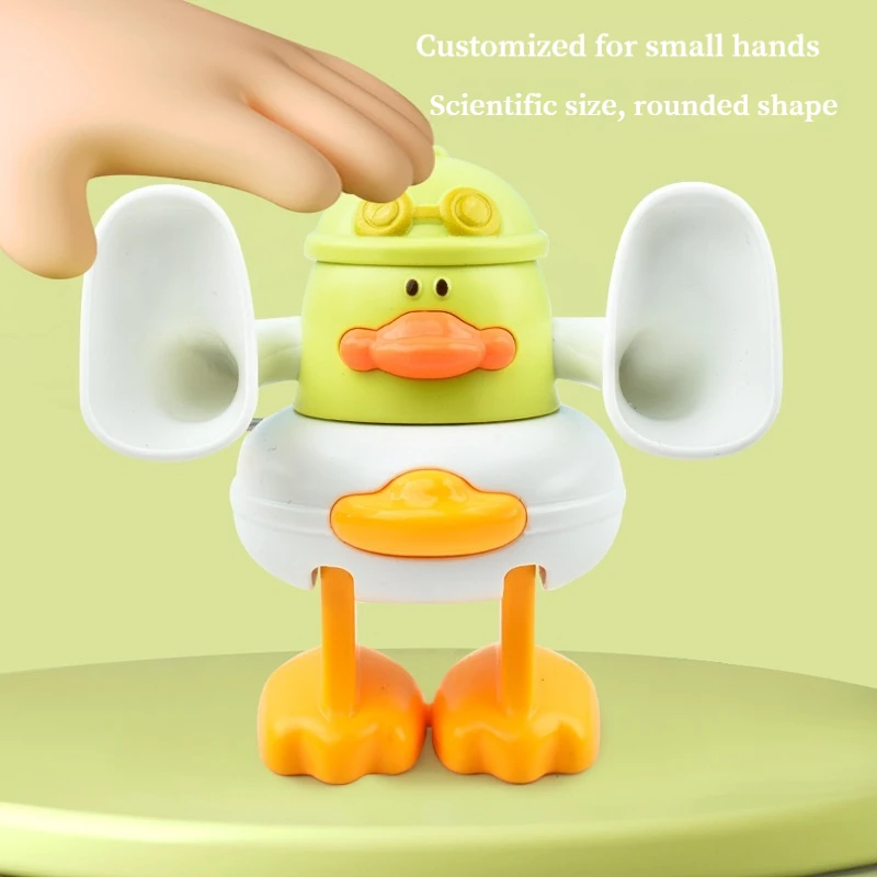 Cartoon Toy Children'S Wind-Up Bucket Yellow Duck Chick Internet Celebrity Toy Cartoon Intelligence Baby Gift Ornaments