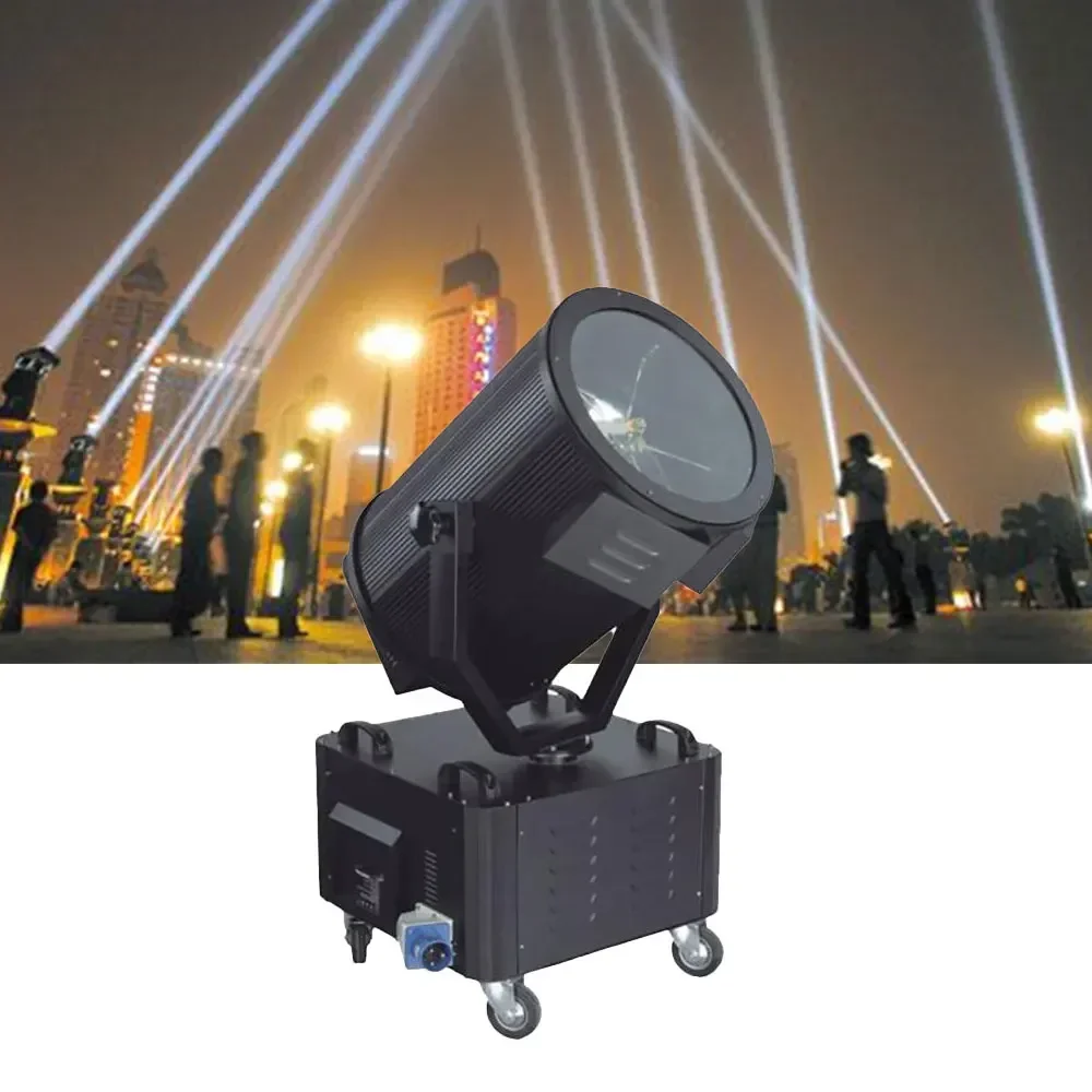 1KW-7KW outdoor xenon sky searchlight rotating sky beam light