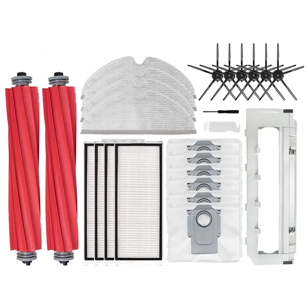 Pièces d'aspirateur robot Max +/T8, brosse latérale principale, vadrouille, gril, filtre Hepa, sacs à poussière