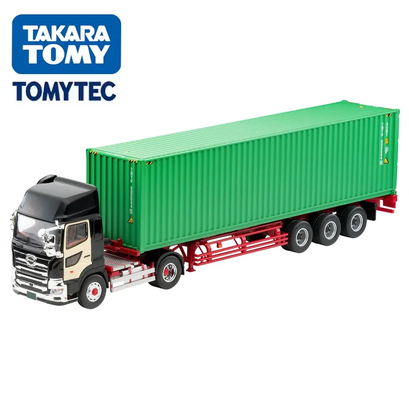 TAKARA TOMY Tomica 1/64 TLV-N292c HINO 40ft Contenitore marino Rimorchio Motore in lega Pressofuso in metallo Regalo