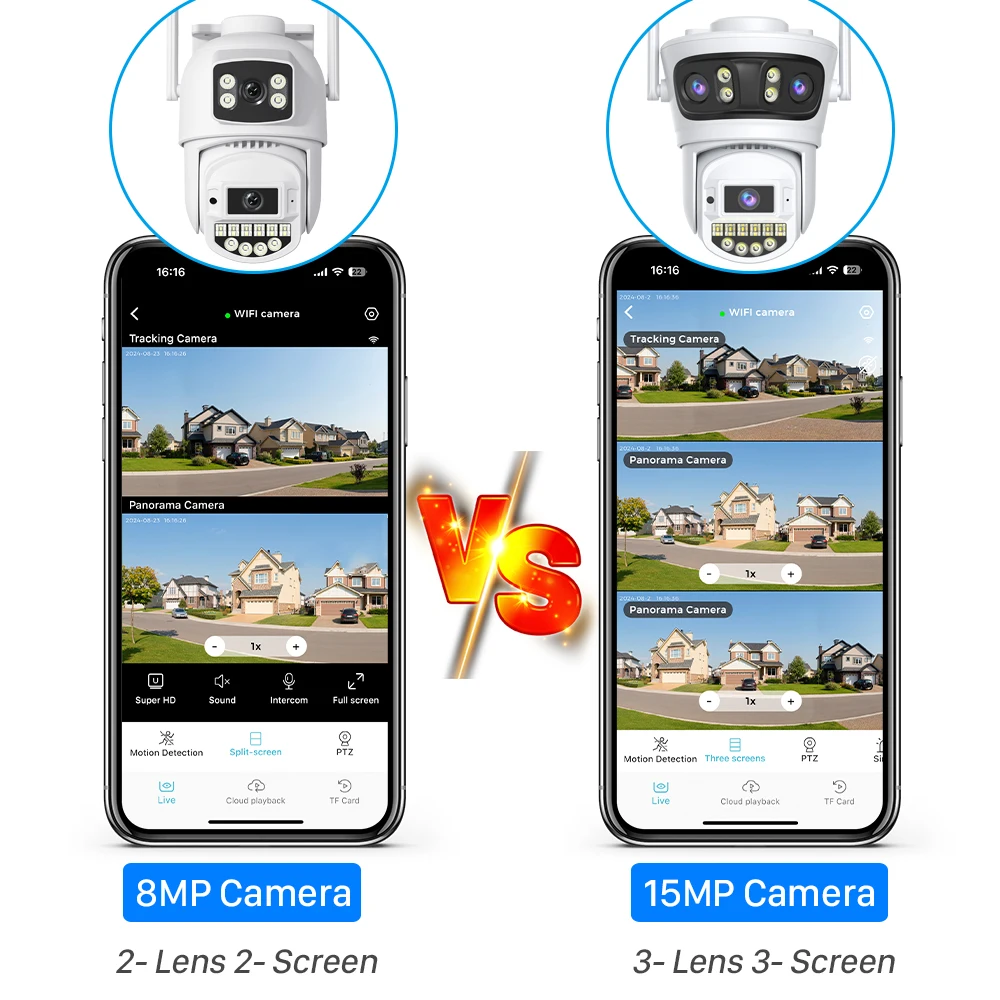 Три обекекти PTZ deeроы Открыты© 6K HD трикра studi WiFi (30ы беowieсно valiangи 4K драй оекв CCTV ydы 5Ghz 2.4Ghz