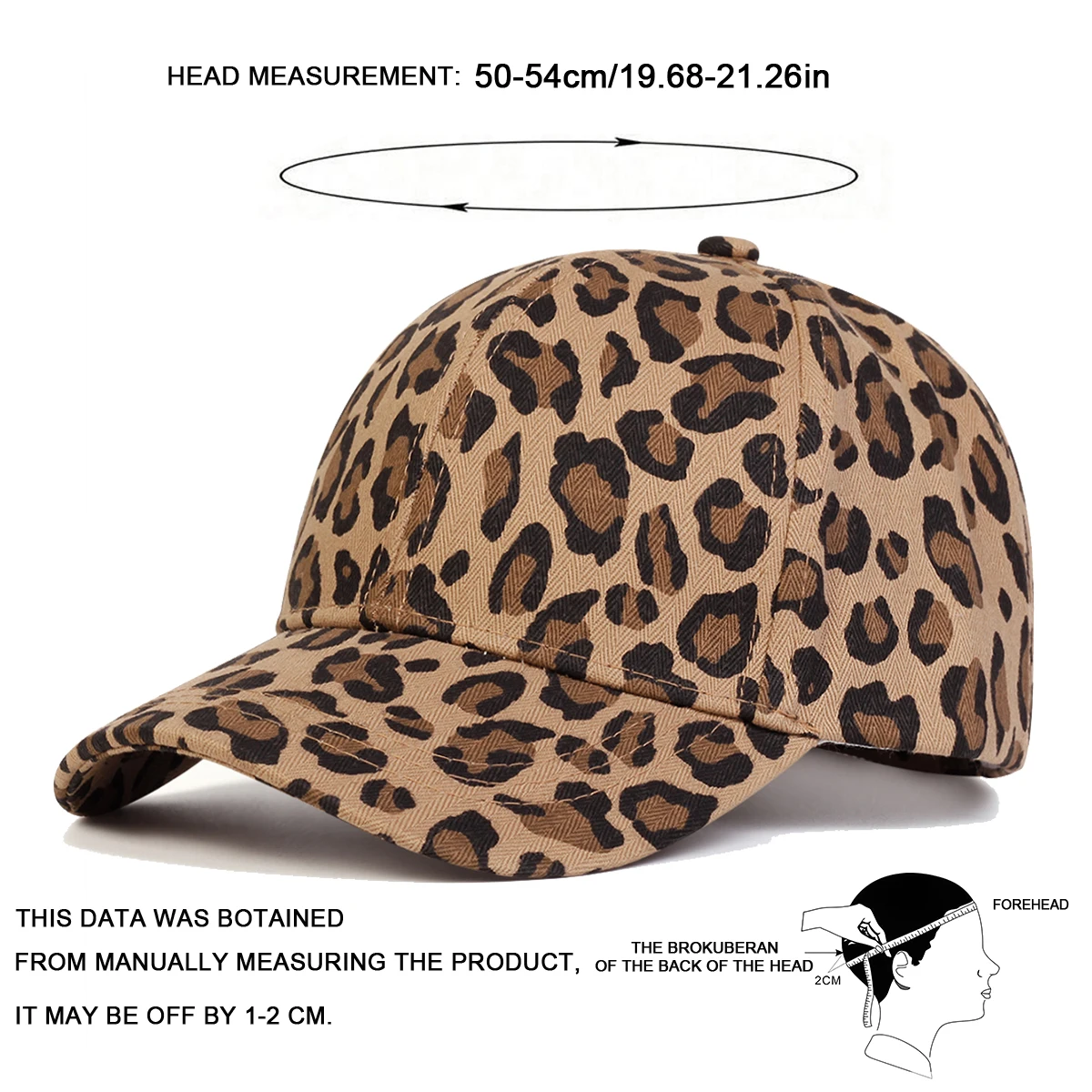 Children Leopard Print Baseball Caps Spring Autumn Outdoor Adjustable Casual Hats Boy Girl Travel Sunscreen Hat