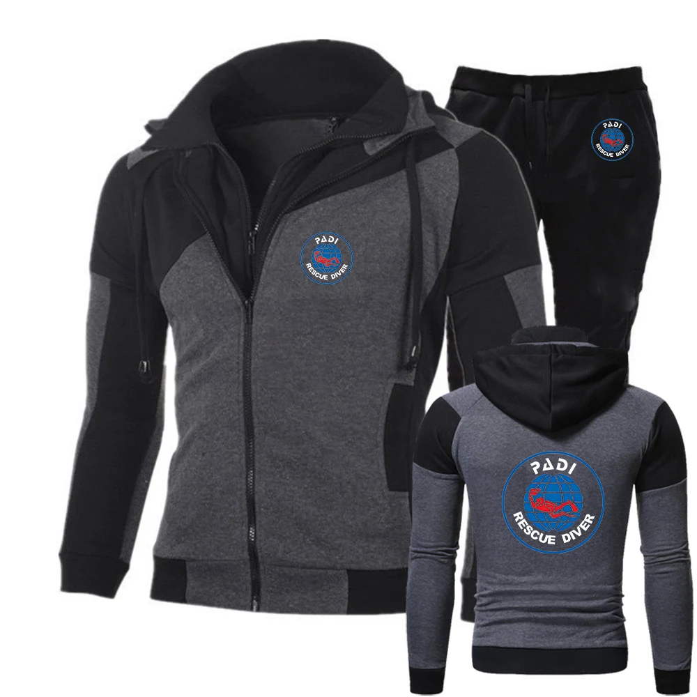 

Scuba Driver Padi 2025 Men's New Comfortable Hooded Sweatshirt, Zipper Sports Shirt, Long Sleeved Sweatshirt, Autumn