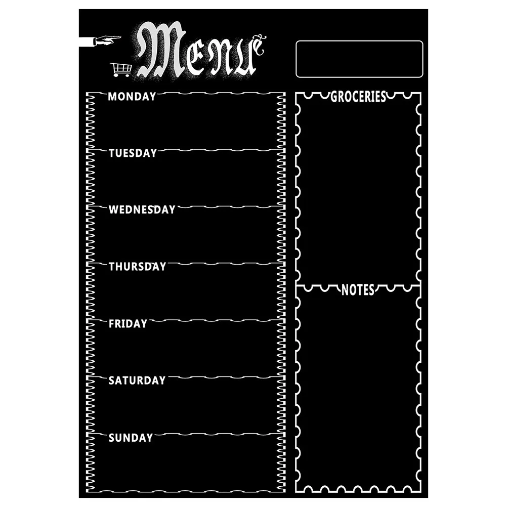 1Pcs Magnetic Refrigerator Planner Dry Erase Weekly Whiteboard 9 Grid Layout Time Management Tool for Study Work Schedule
