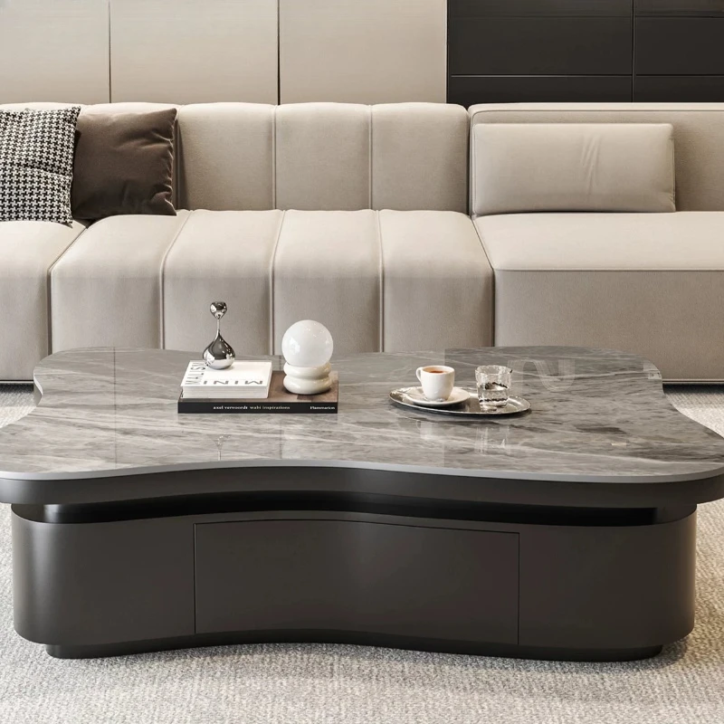 Nordic Modern Coffee Table Living Room Decoration Minimalist Aesthetic Coffee Table Simple Designer Couchtisch Home Furniture