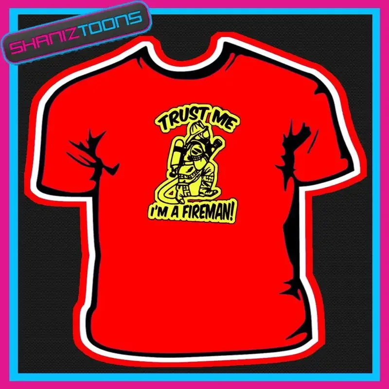 FIREMAN FIREFIGHTER ADULTS MENS T SHIRT