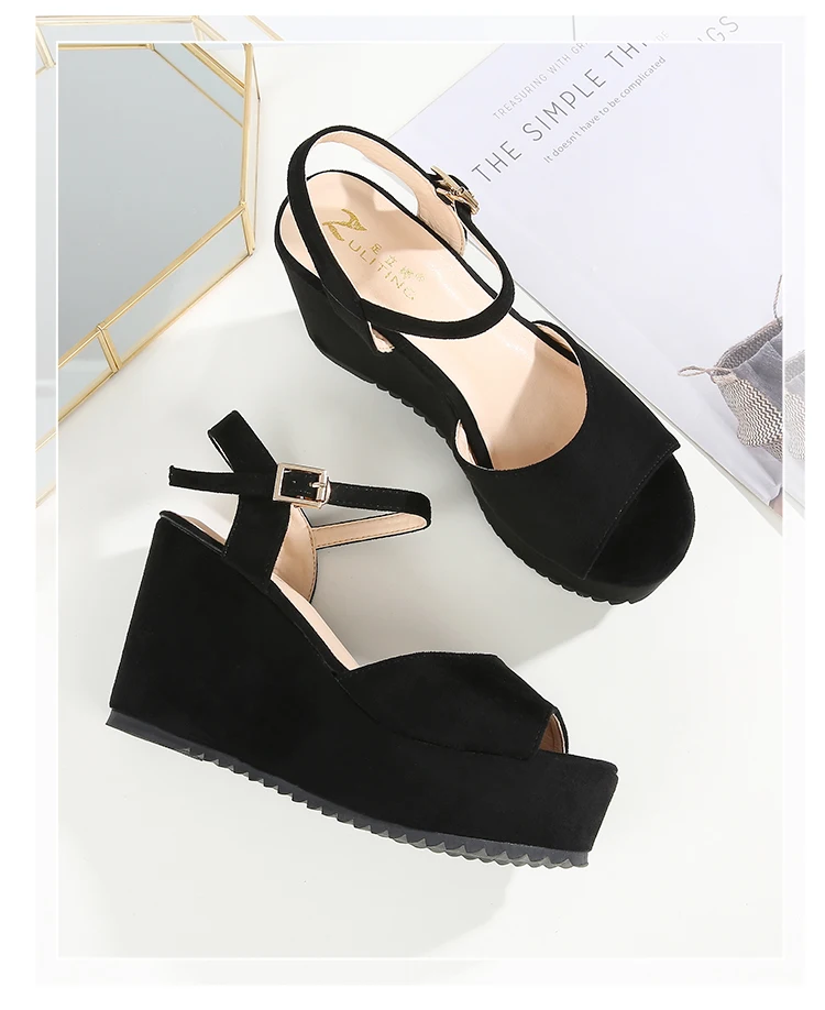 Size 31-43 Summer New Comfortable Wedge Sandals Platform Open Toe Casual Women\'s Sandals Shoes