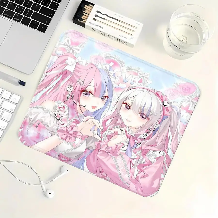 rubber Mouse Pad Desk accessories Keyboard Computer Laptop Pad overlock Game Console Pad office Pad Anime Kawaii Girls