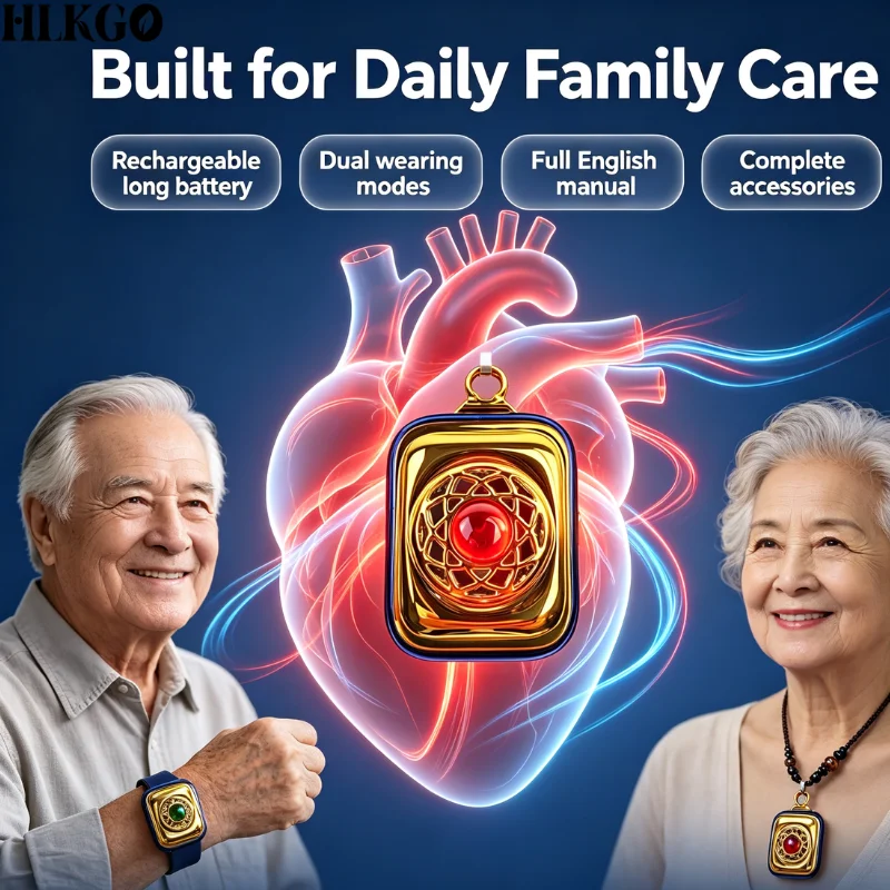 650nm Semiconductor Laser Pendant for Circulation Health & Heart Wellness Home Use