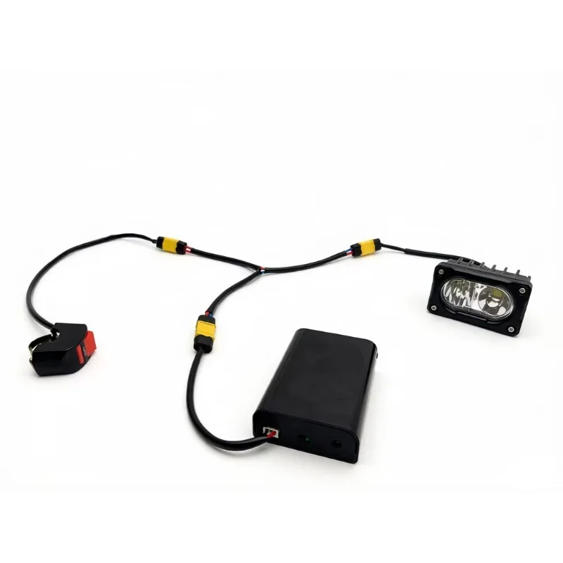 12V Rechargeable Battery Powered Baja Light 20W 2010 Total Lumens Ultra Bright Front Off-road LED Bicycle Light Powered