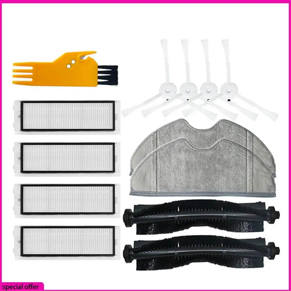 

A65Z Main Side Brush Filter And Mop Cloth Replacement Accessories For Qihoo 360 S5 S7 S7 Pro Robotic Vacuum Cleaner