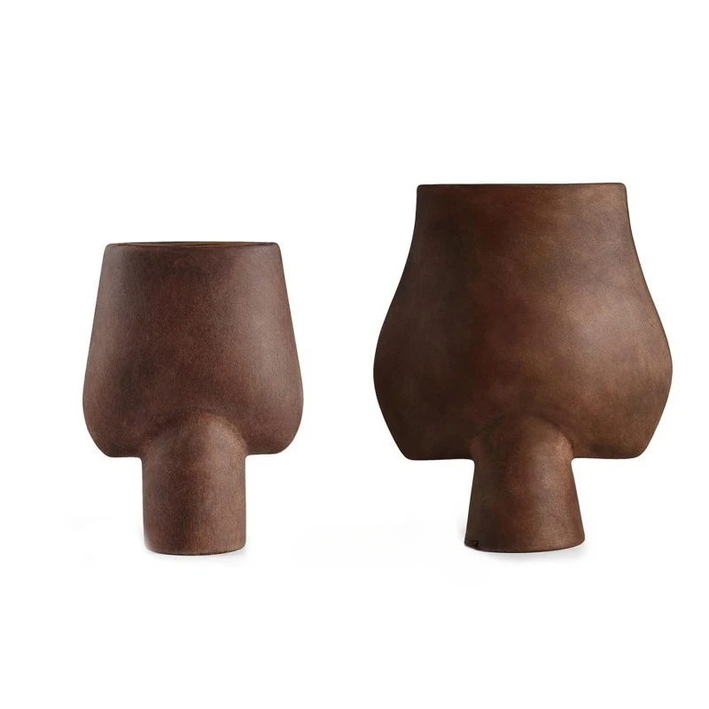 Ceramic vase study bed and breakfast model room home modern art flower arrangement soft decoration ornament