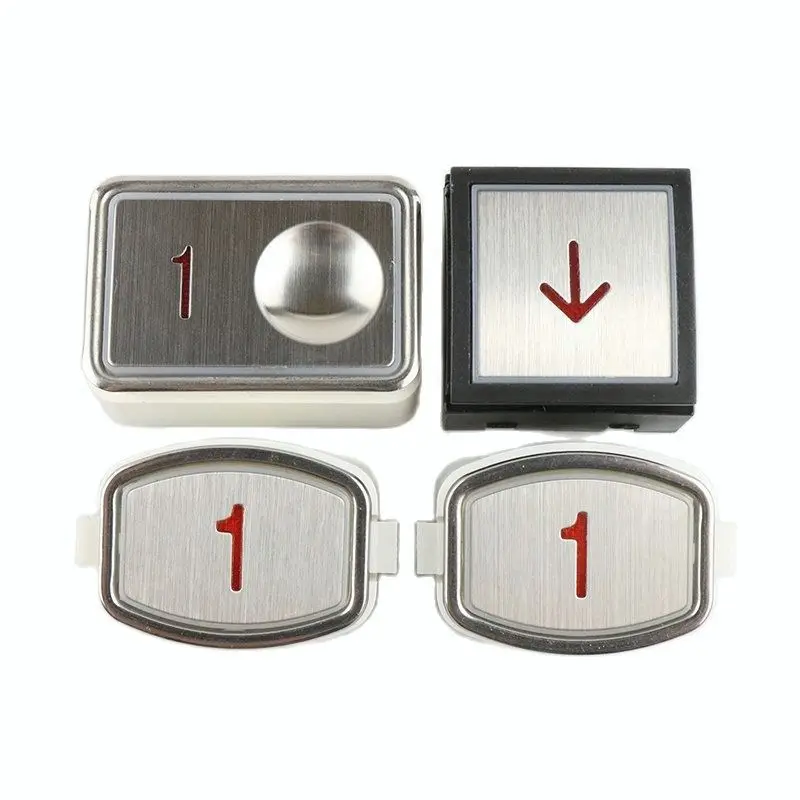 5pcs/lot Push Button MTD401 MTD411 MTD441 Square Stainless Steel Elevator Parts Lift Accessories