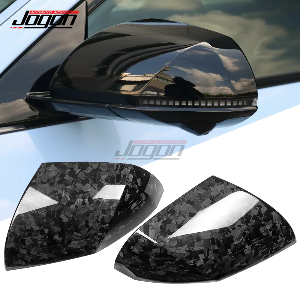 For Hyundai Ioniq 5 NE 5 N SE 2022 2023 2024 2025 Carbon Fiber Car Side Wing Rear View Mirror Caps Adhesive Shells Cover Trim