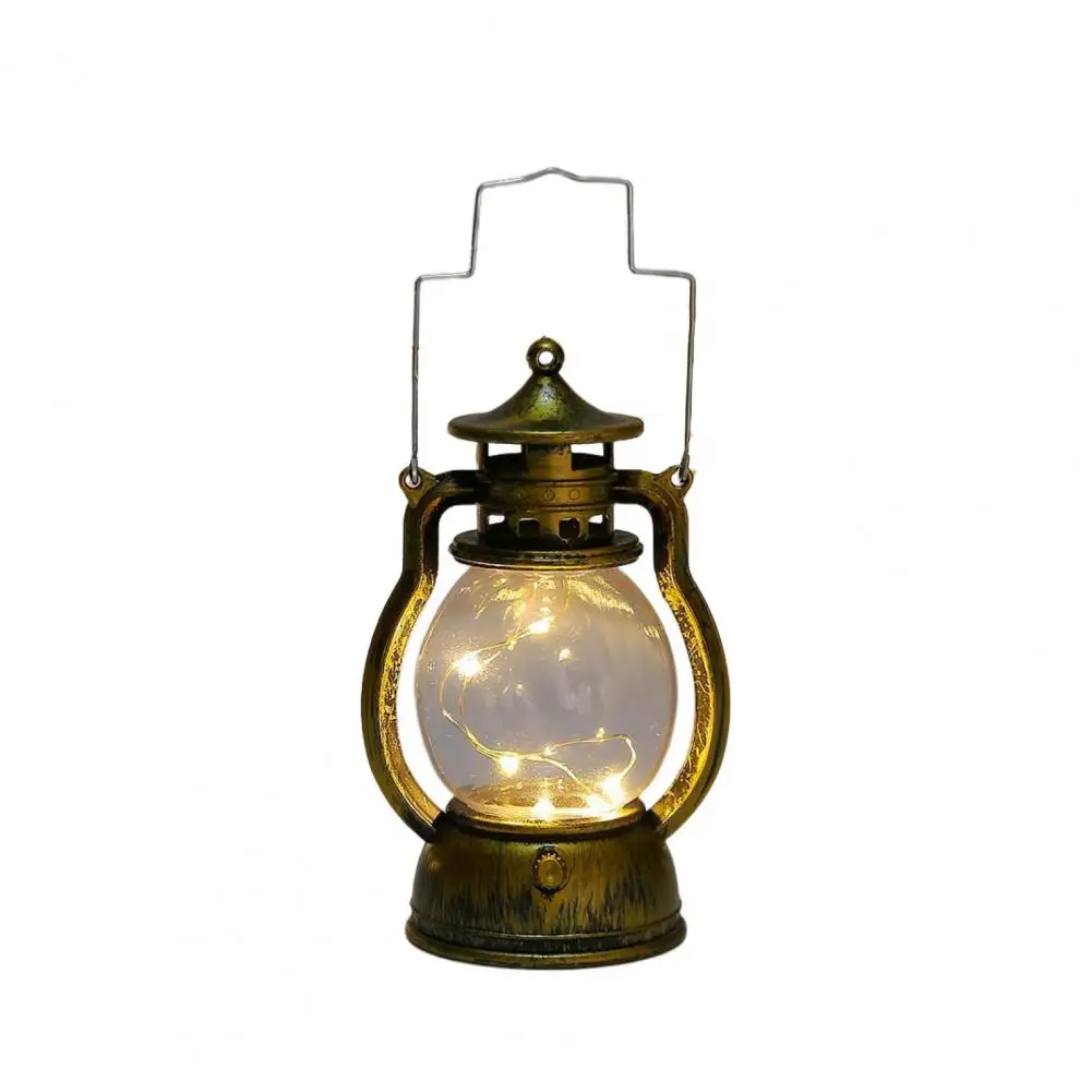 Retro Lantern LED Candle Lamp Soft Light Decorative Portable Vintage Christmas Electrical Lamp