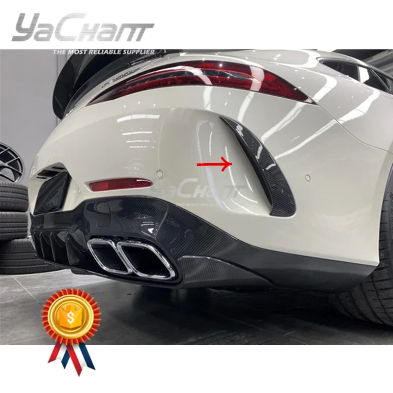 

Carbon Fiber EDITION1 Aerodynamic Package Style Rear Bumper Side Vents Fit For 2019-2023 MB AMG GT63 & S 4D Coupe X290