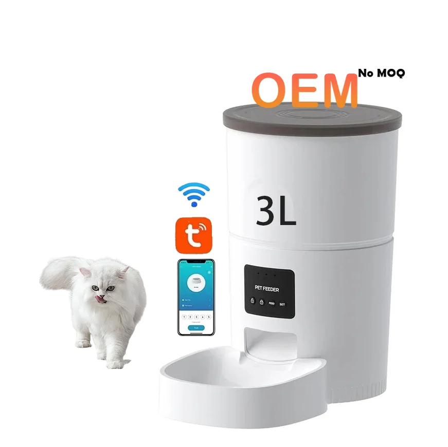 

Подходит для автоматической кормушки для домашних животных емкостью 3 л. Умный дозатор еды на день с таймером и нижним управлением. Пластиковые миски для домашних животных.