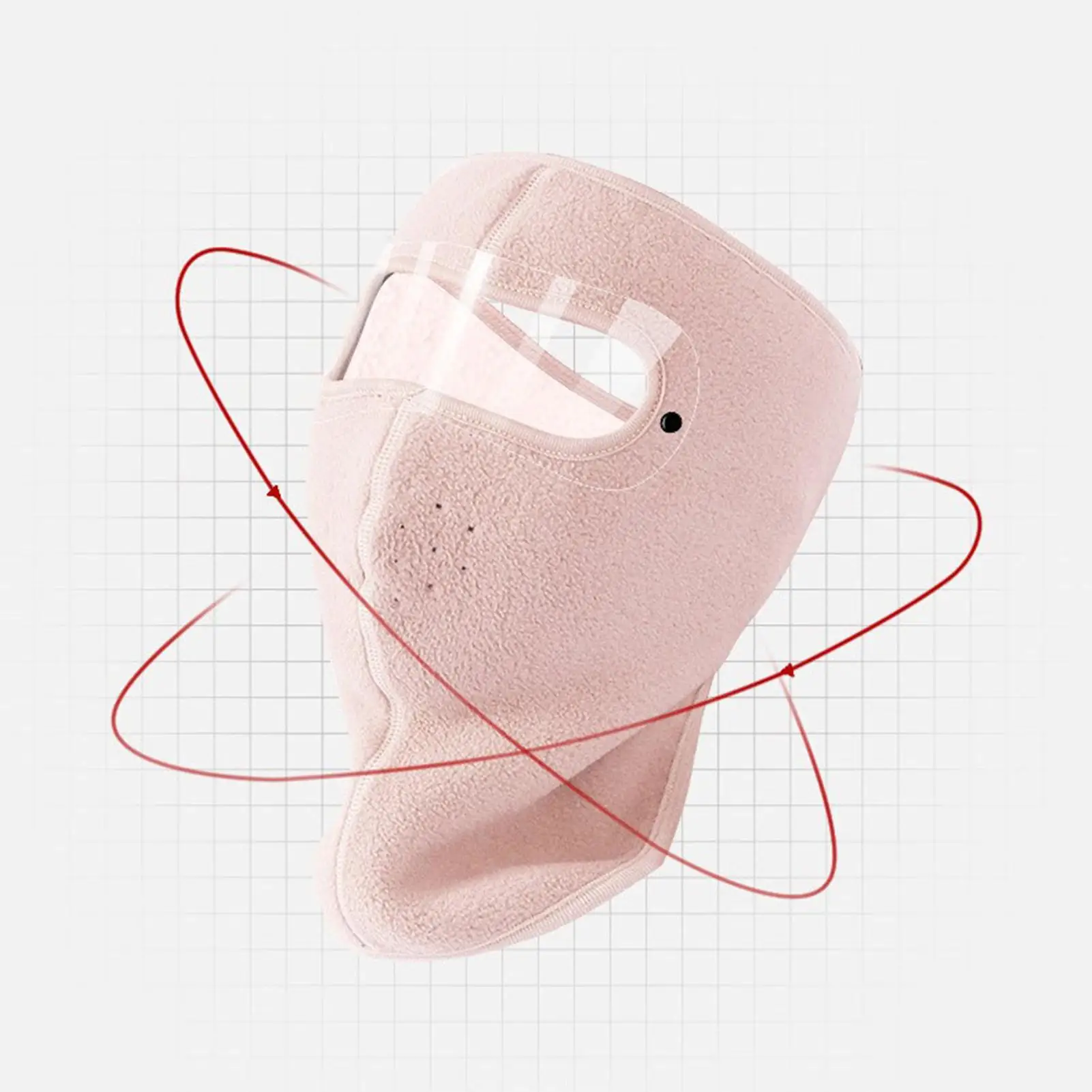 Masque facial d'hiver pour hommes, couverture polaire épaisse, lunettes de Ski pour hommes, temps froid, cyclisme, équitation, moto