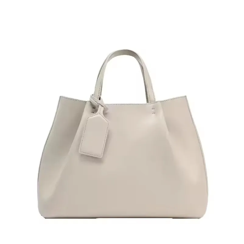 

New fashion large-capacity handbag shoulder bag crossbody bag minimalist luxury portable commuting leisure soft PU zipper closur