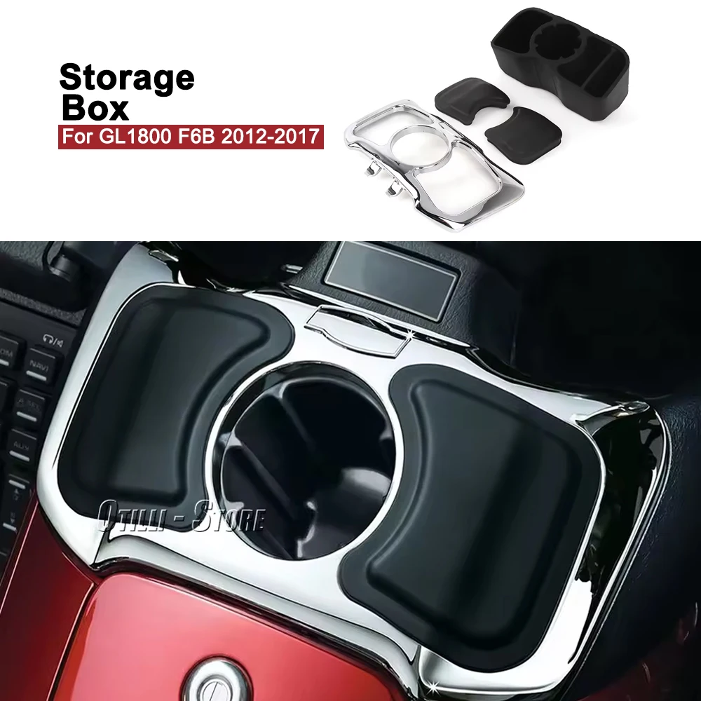 

New Black Front Storage Box Tool Box Motorcycle Accessories For Honda Goldwing GL1800 GL 1800 F6B 2012-2017 Glove Box