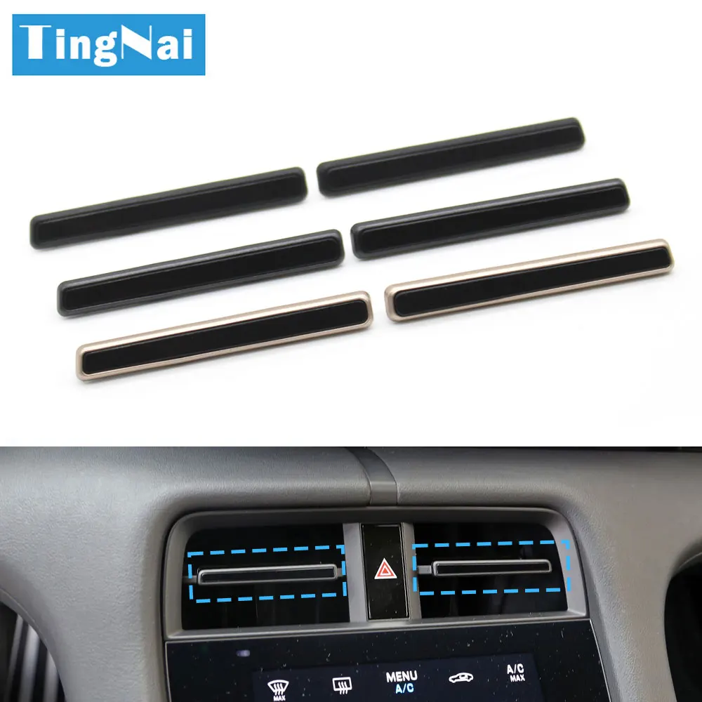 

Car Front Air Conditioning Left Right Middle AC Vent Grille Center Air Vent Trim Strip For Porsche Taycan 9J1 2019 2020-2025