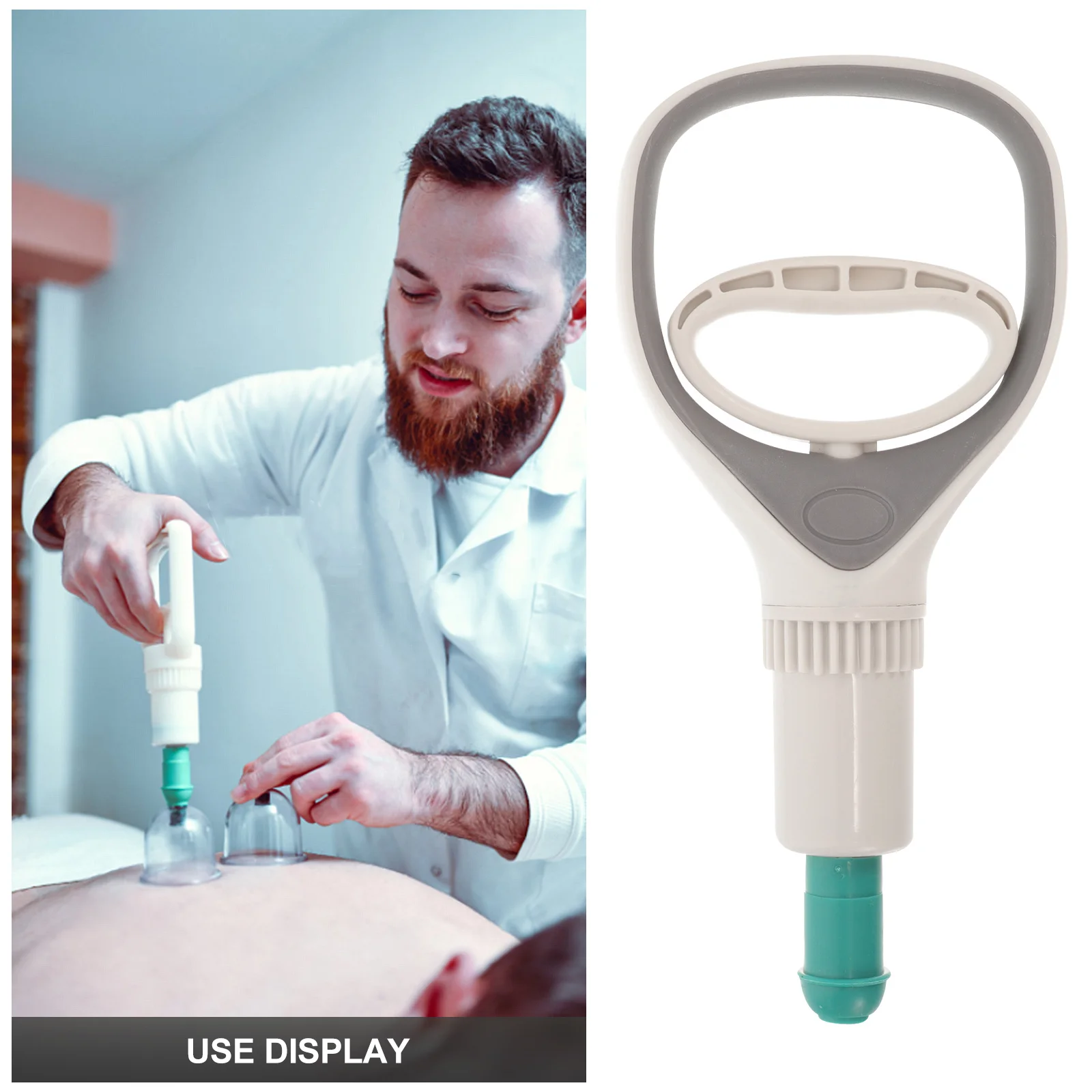 

Extra Large Manual Cupping Pump Air Exhaust Tool Body Massage Reusable Silicone Suction Device For Back Pain Relief Chinese