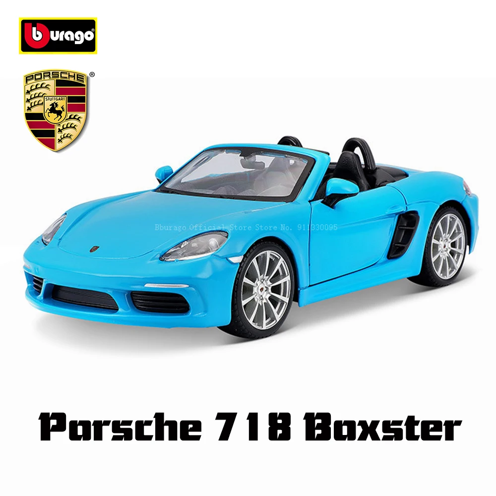 Bburago 1:24 Porsche 911 GT3 Taycan Turbo S 718 Boxster simulation