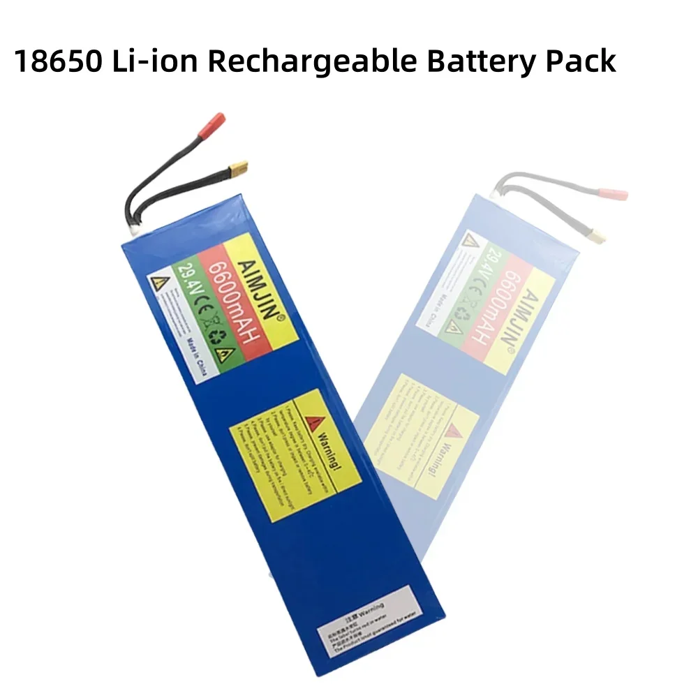 Batteria ricaricabile agli ioni di litio 29.4V 6600mAh 7 s2p 18650 con caricabatterie 29.4V 2A, adatto per Scooter elettrico