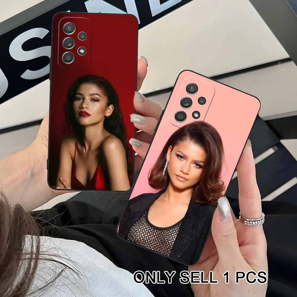 Zendaya Coleman Phone Case for Samsung Galaxy A56 55 54 53 52 51 36 35 34 23 16 15 5G Soft TPU Shockproof Cover