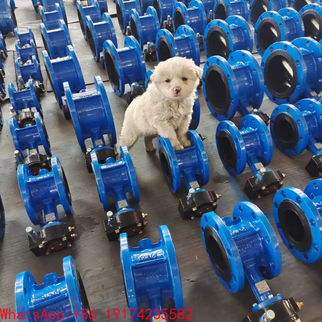 

D371X-16Q Manual Worm Gear Soft Seal Ductile Iron Butterfly Valve for Oil Turbine Wafer Applications Butterfly Valve