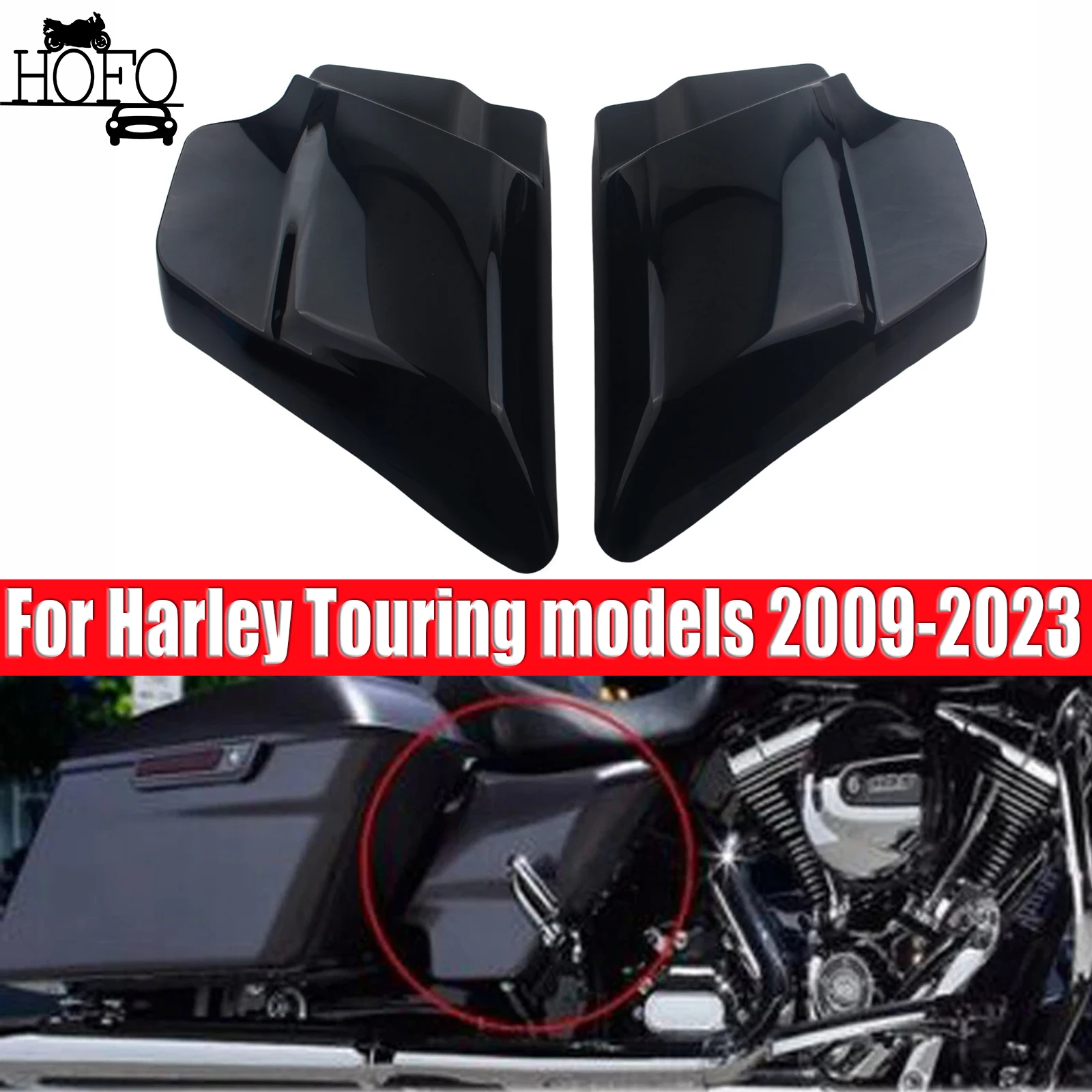 

Left Right Side Cover Panel Fit For Harley Touring Road Glide King 2009-2023