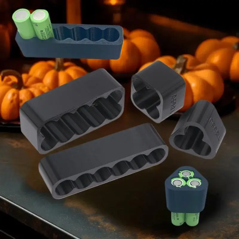 1/4개 18650 배터리 스폿 용접 지그 - 리튬 배터리 팩 조립용 정밀 정렬 장치, CNC 가공