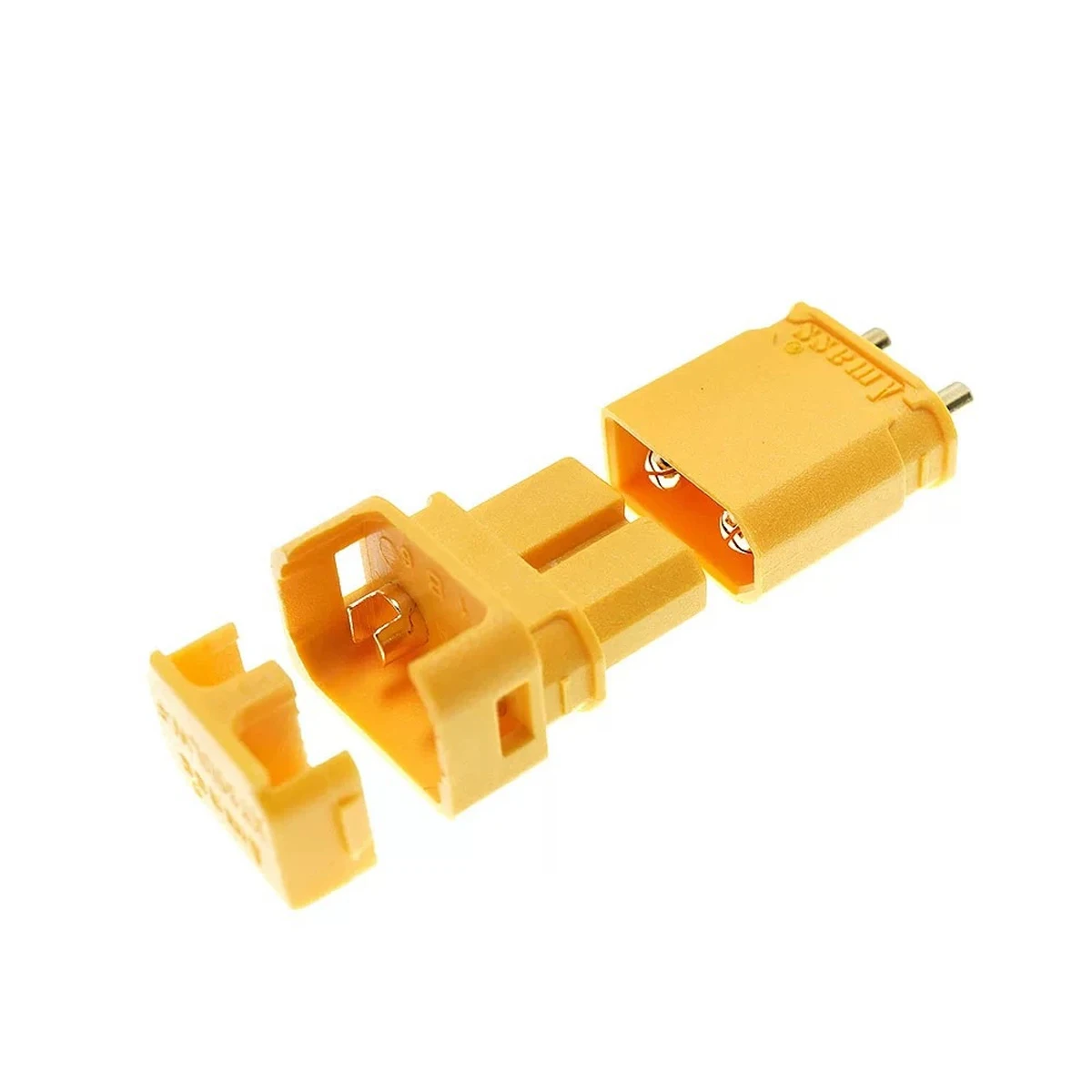 XT30ULW-F Gold Plated Copper XT30U Male Female Bullet Connector Plug For RC FPV Drone Aircraft Lipo Battery ESC Power Terminal