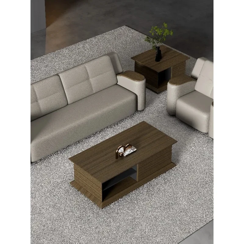 Modern Engineered Wood Coffee Tle, Adjustle Height, 0 * 0 * 4Mm, Living Room Furniture