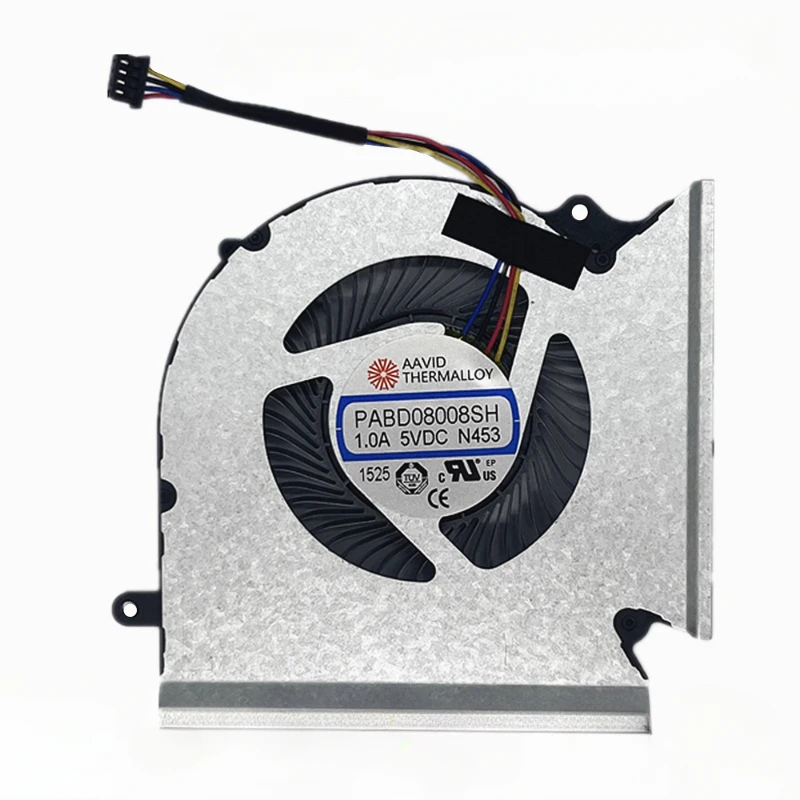 Wentylator chłodzący CPU / GPU dla MSI GE66 GP66 MS-1544 MS-1545 N453 N454 PABD08008SH — zdjęcie produktu 4