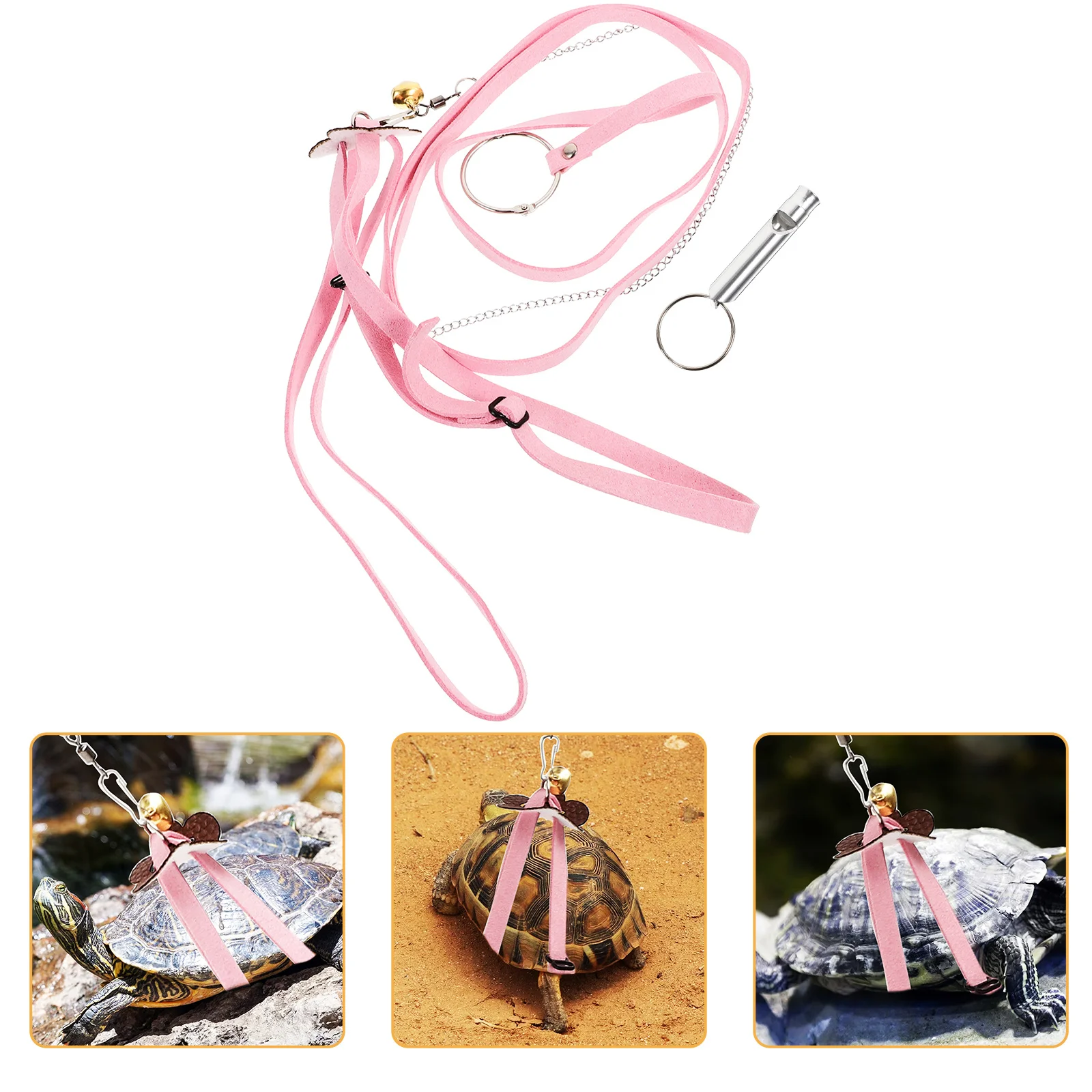 

1Pcs Tortoise Pet Leash Breathable Adjustable Pulling Rope for Walking Outing Pet Hauling Rope Turtle Walking Leash