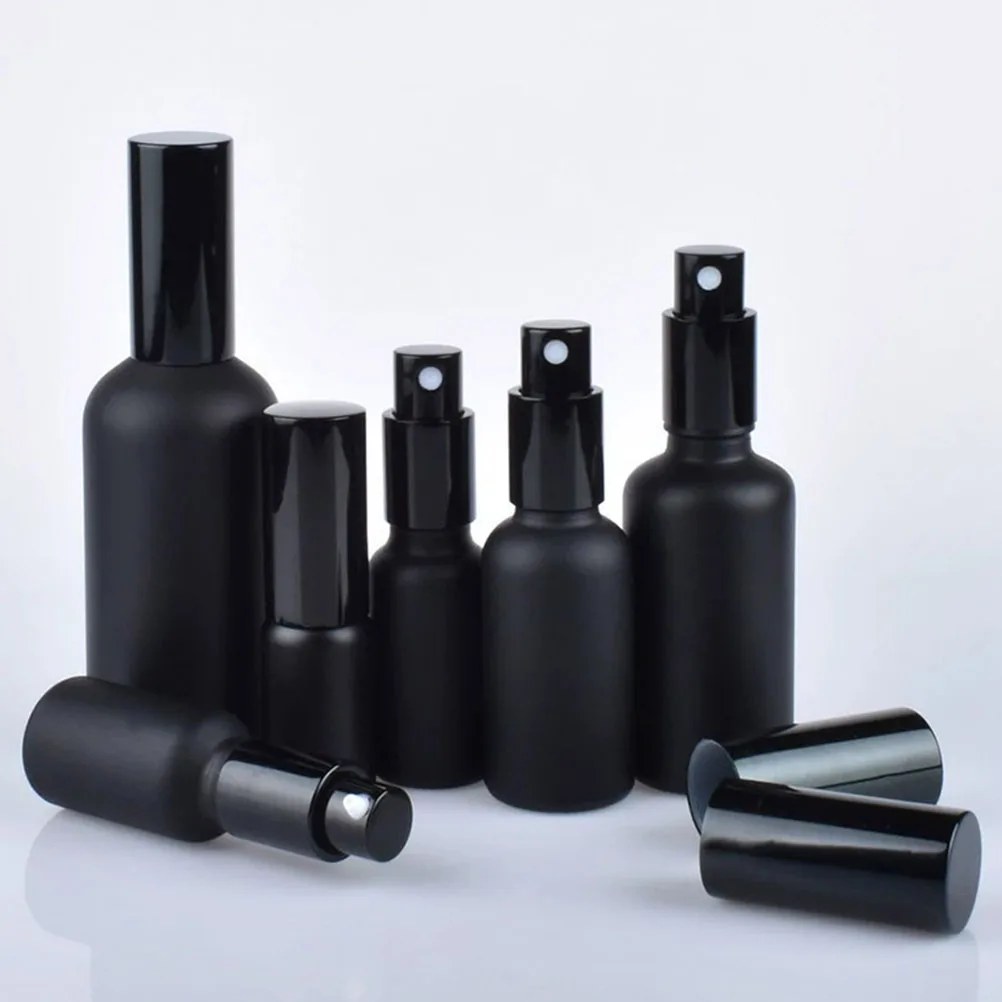 3 قطع من زجاجات الرش الزجاجية، زجاجة الزيوت العطرية القابلة لإعادة الملء، زجاجة تعبئة العطور، حامل تخزين محكم للاستخدام الخارجي أثناء السفر