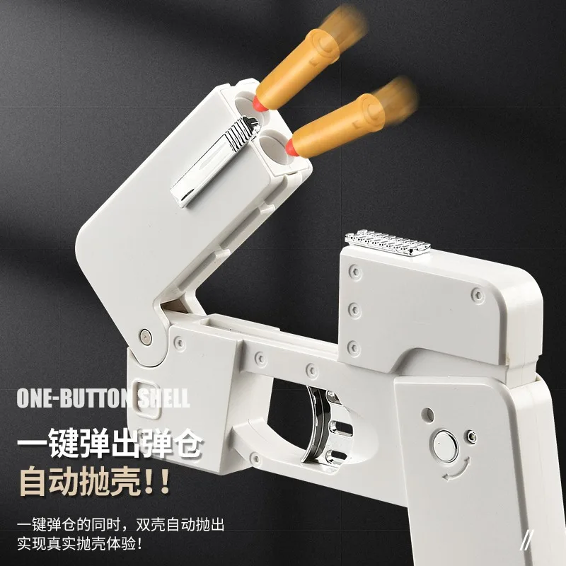 2024 New Popular Folding Mobile Phone Creative Deformation Folding Toy Gun Play Cool Phone 14 Pro Max Birthday Gift for Kids Adu