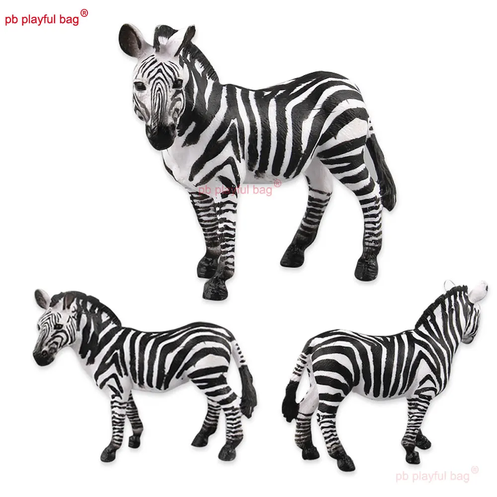 Simulation Ranch Animal Figurine Poultry Antelope Zebra Pan Sheep Solid Model Decor Action Figure Kids Educational Toys ZG388